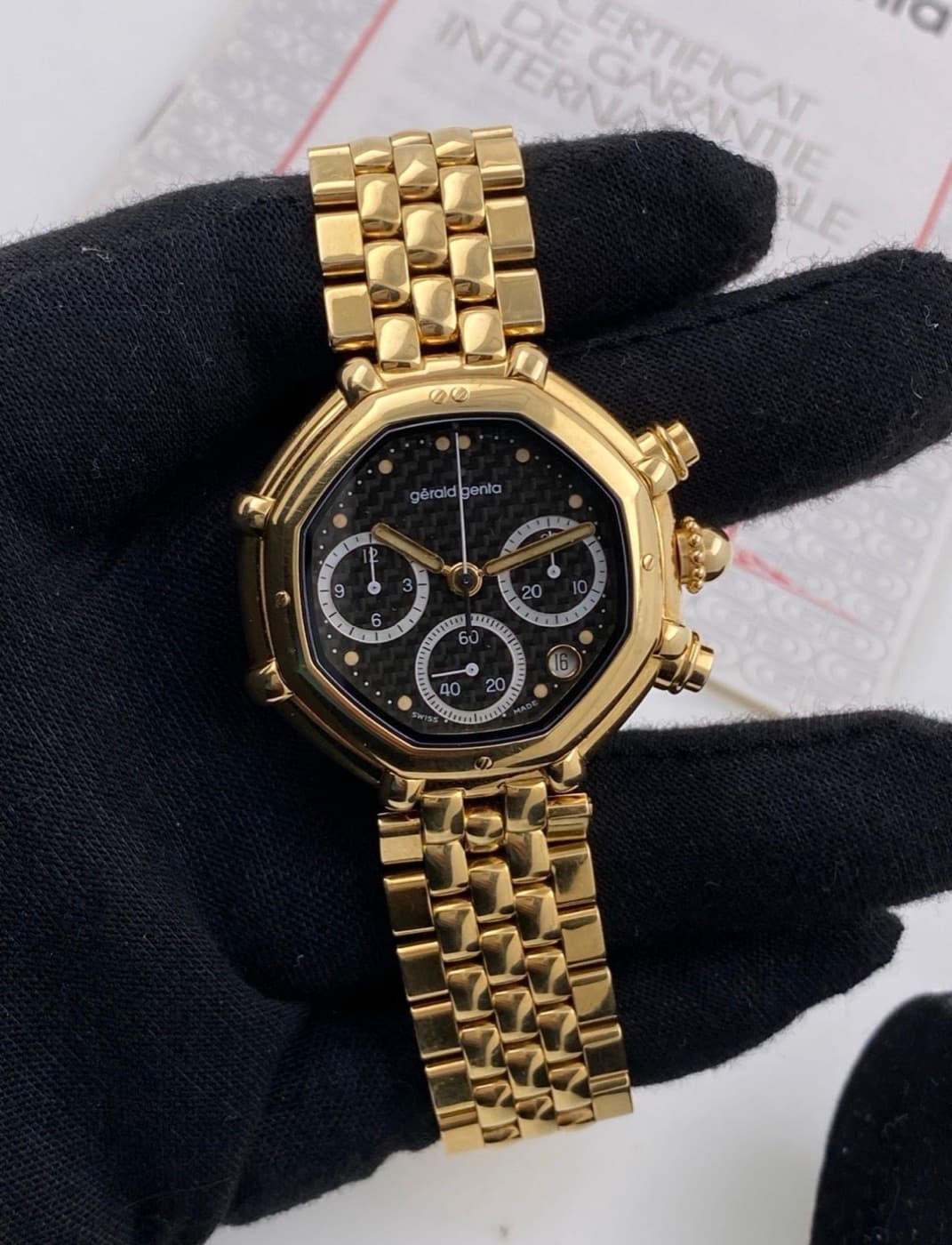Gérald Genta Success Chronograph „Carbon“ – Ansicht 5