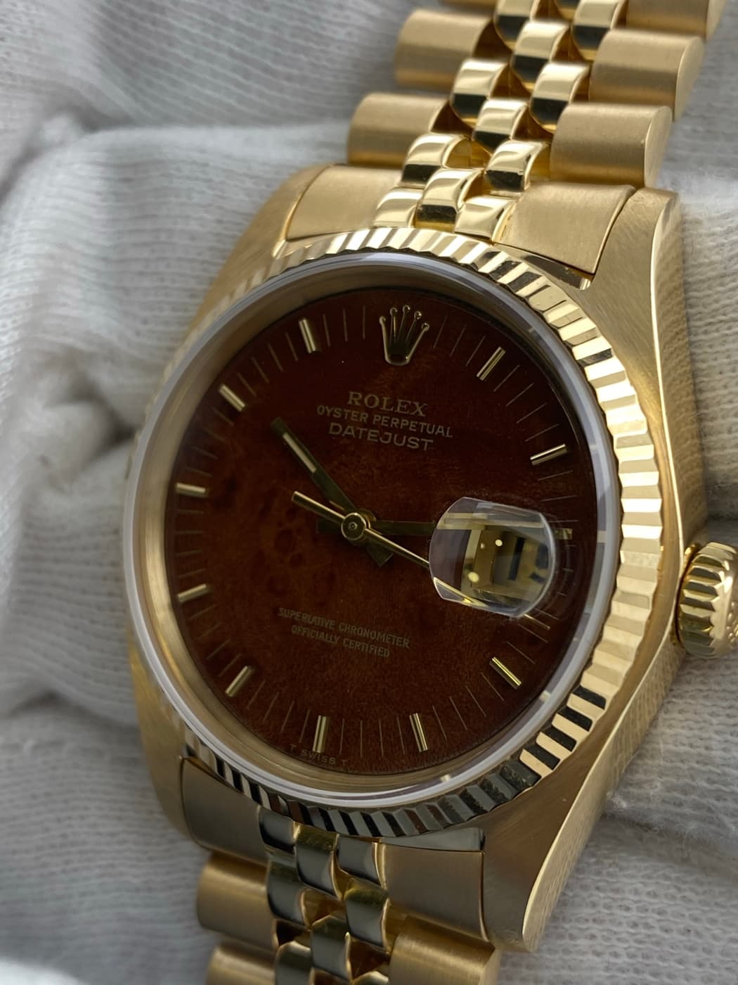 Rolex Datejust 36 „Wurzelholz“ – Ansicht 4