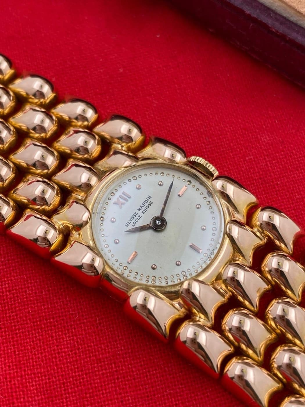 Ulysse Nardin Vintage Damenuhr mit Gliederband – Ansicht 2